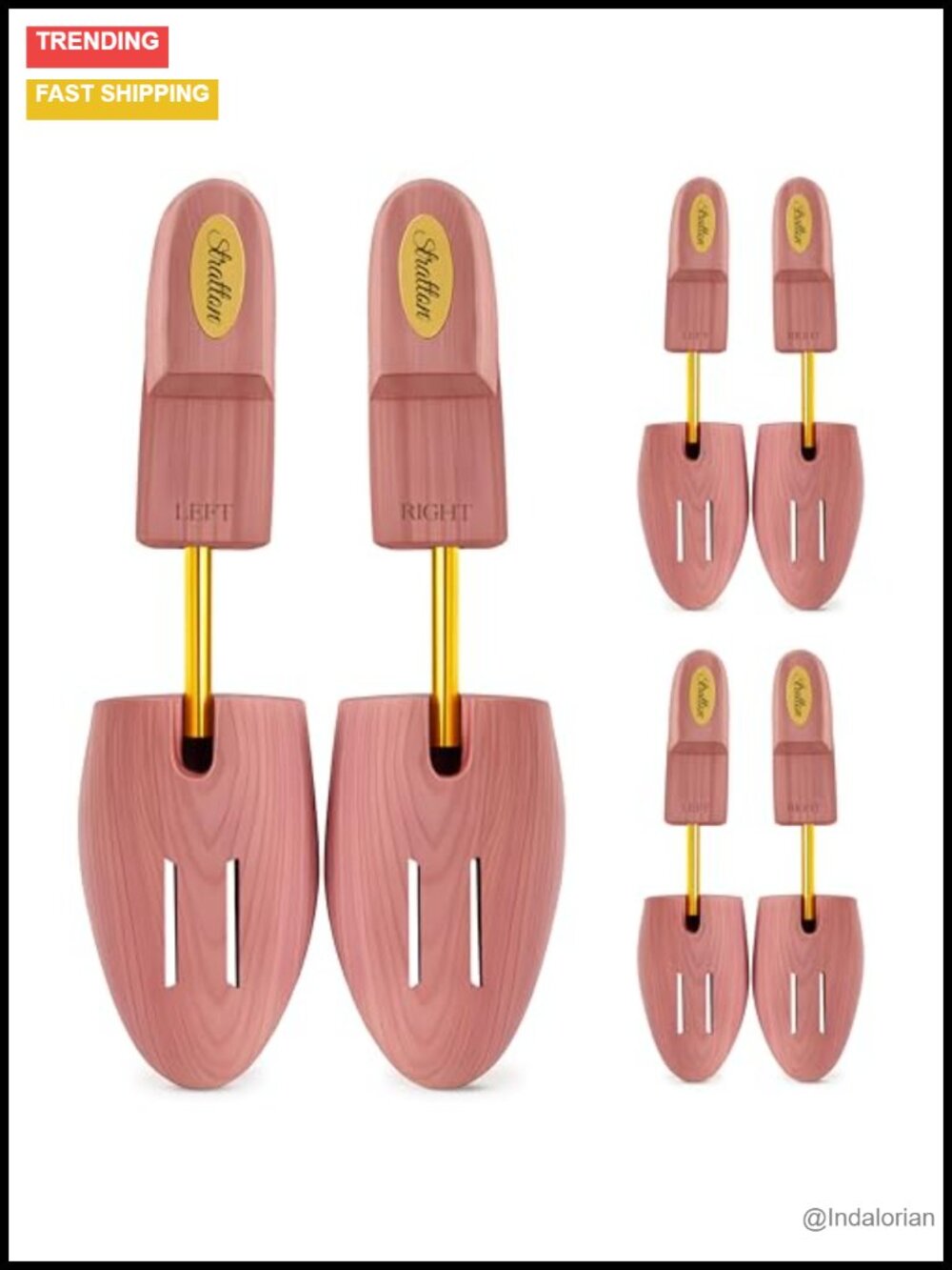 Cedar Shoe Tree Shoe Shaper & Widener with Adjustable Design for Men & Women
